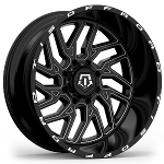 TIS Offroad 544 Gloss Black W/ Milled Accents 20x10 -25