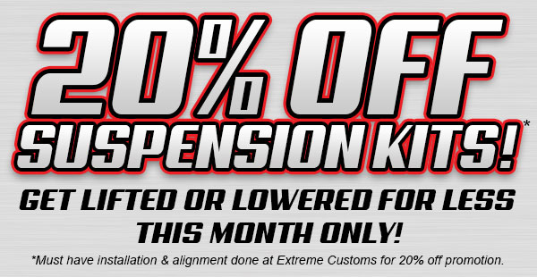 20% Off Suspension Mobile Banner