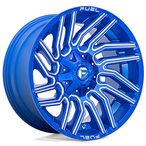 Fuel D774 Typhoon Anodized Blue Milled