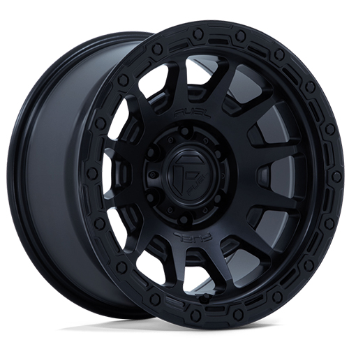 Fuel Fortress FC884 Matte Black With Gloss Black Lip