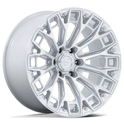 Fuel Trax FC882 Gloss Silver With Machined Face