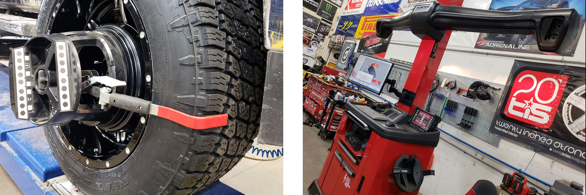 We Only Use The BEST Alignment Equipment